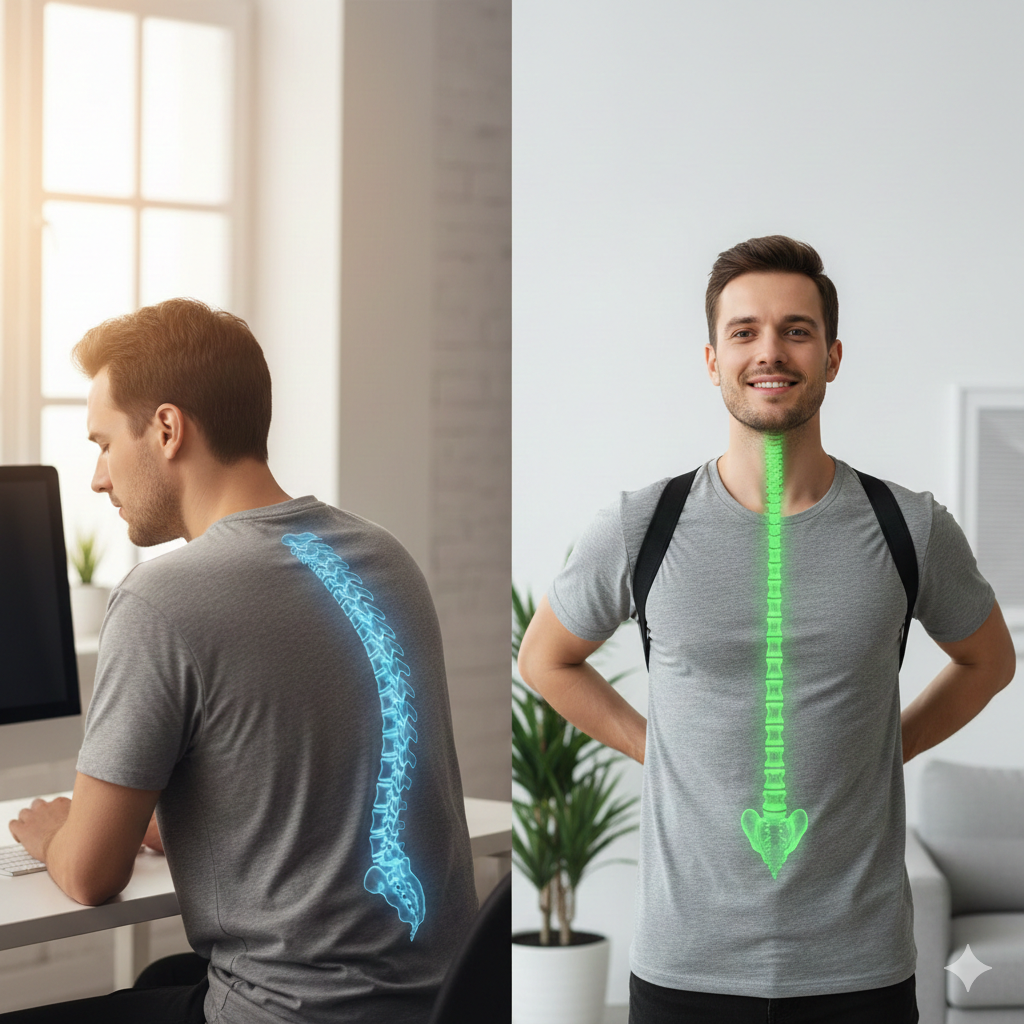 Corretor Postural Ajustável que Alinha a Coluna e Alivia Dores nas Costas - Imagem 2