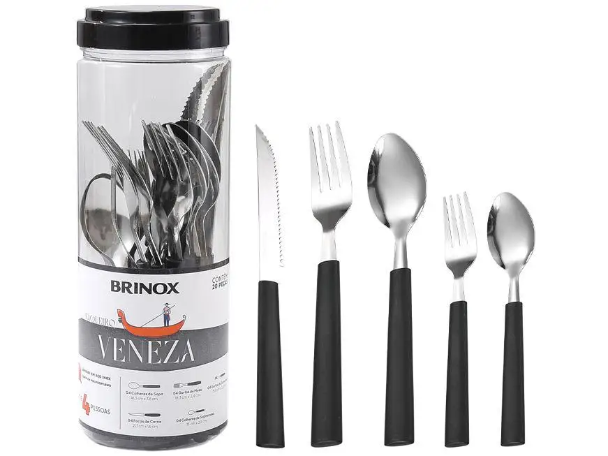 20 Pieces Venice Brinox Stainless Steel