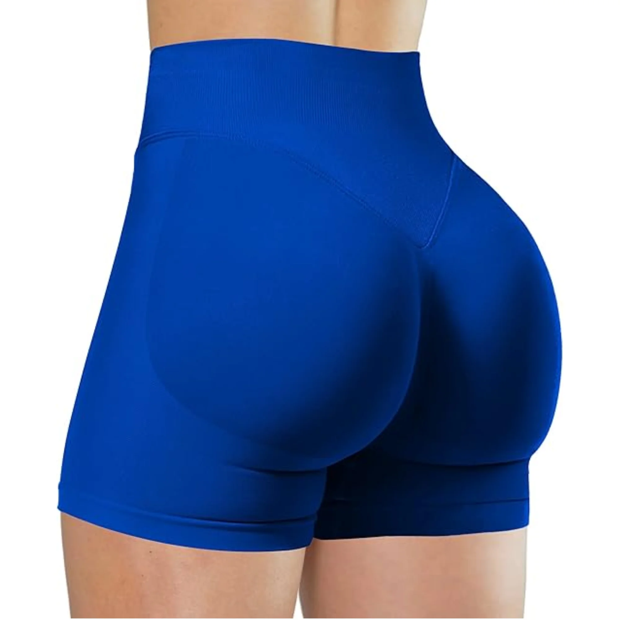 Summer High Waisted Yoga Shorts Fashionable and Sexy Running Fitness Pants Solid Color Yoga Leggings Customizable labels - Imagem 17