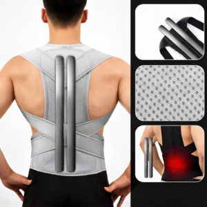 Corretor Postural Ajustável que Alinha a Coluna e Alivia Dores nas Costas
